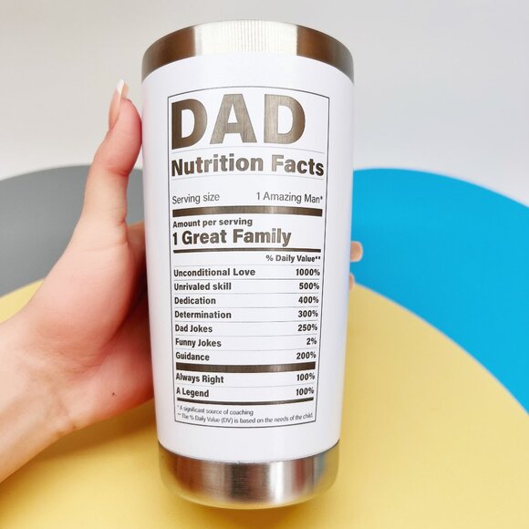 Personalized Engraved Tumblers, Best Dad Ever, Presents Birthday Gift for Dad - Picture 17 of 17